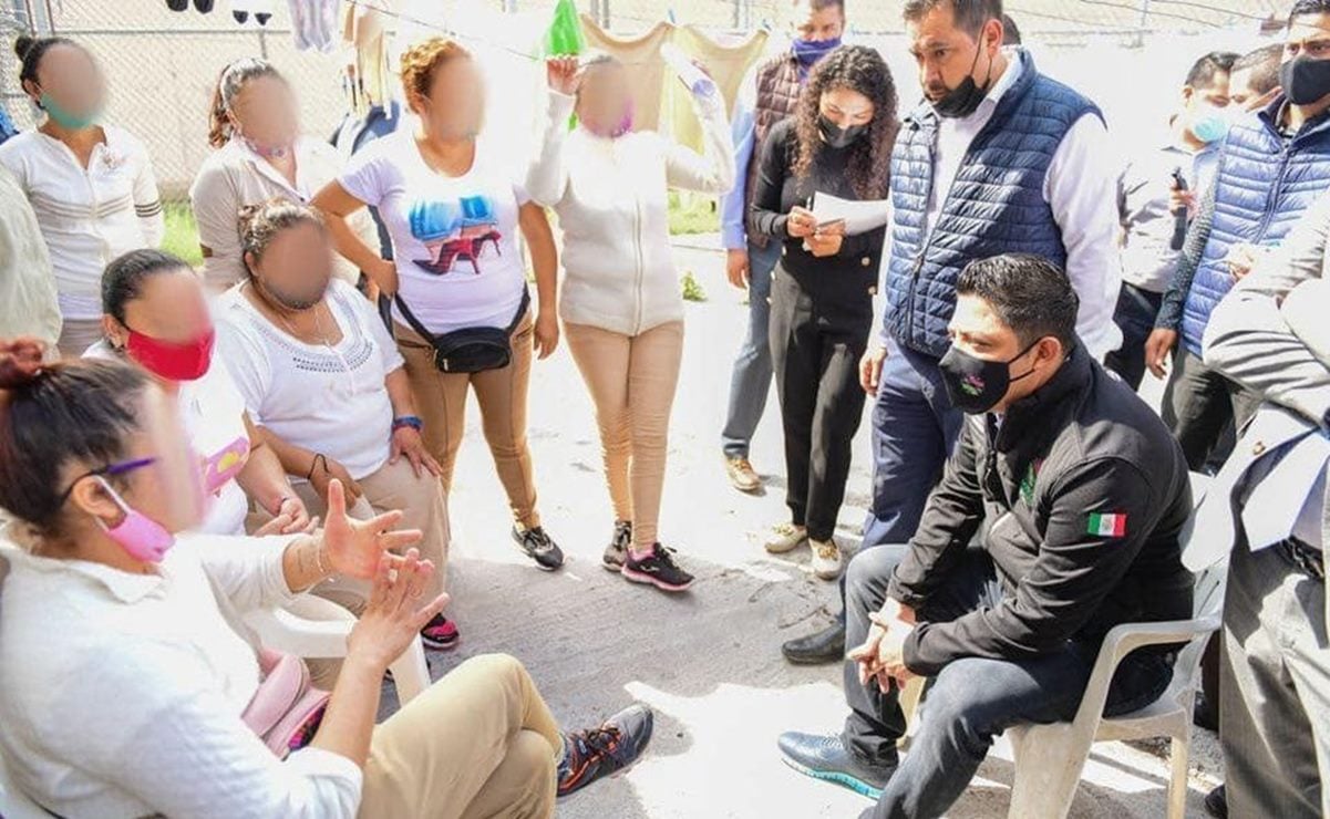Se reúne Ricardo Gallardo con reclusas de La Pila; anuncia mejoras a la zona de esparcimiento. Fotos: Twitter Ricardo Gallardo