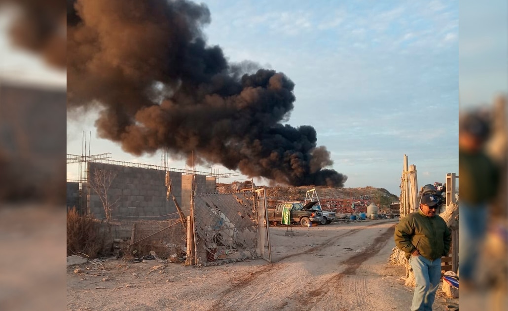 Incendio en basurero “El Origen” 