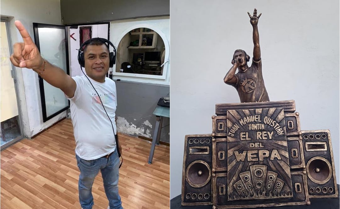 Estatua del Rey del Wepa será inaugurada el 9 de octubre en el Barrio Tlaxcala de la capital de SLP. Foto: Especial