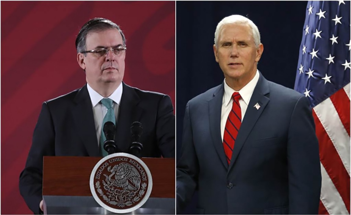 Evaluará Mike Pence el martes con Marcelo Ebrard pacto para bajar inmigración ilegal