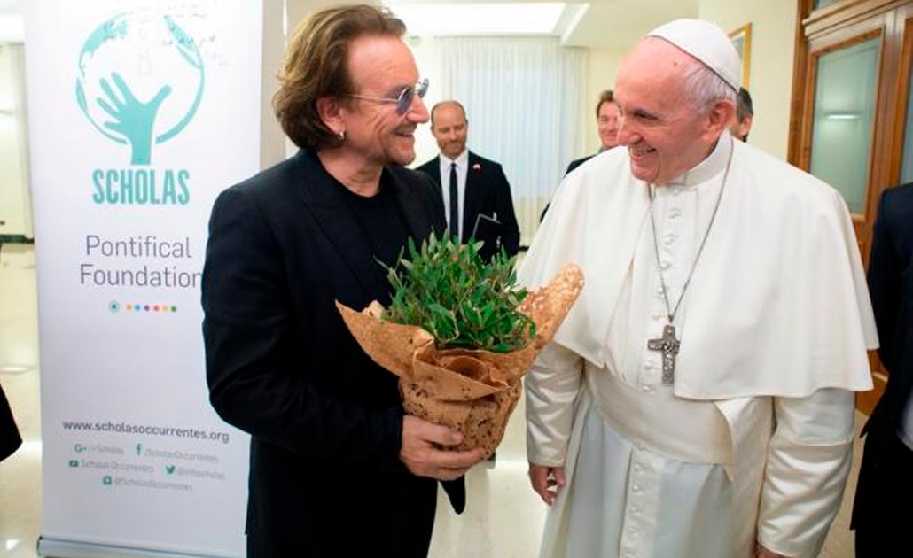 Papa habla con Bono sobre los casos de abuso sexual en la Iglesia