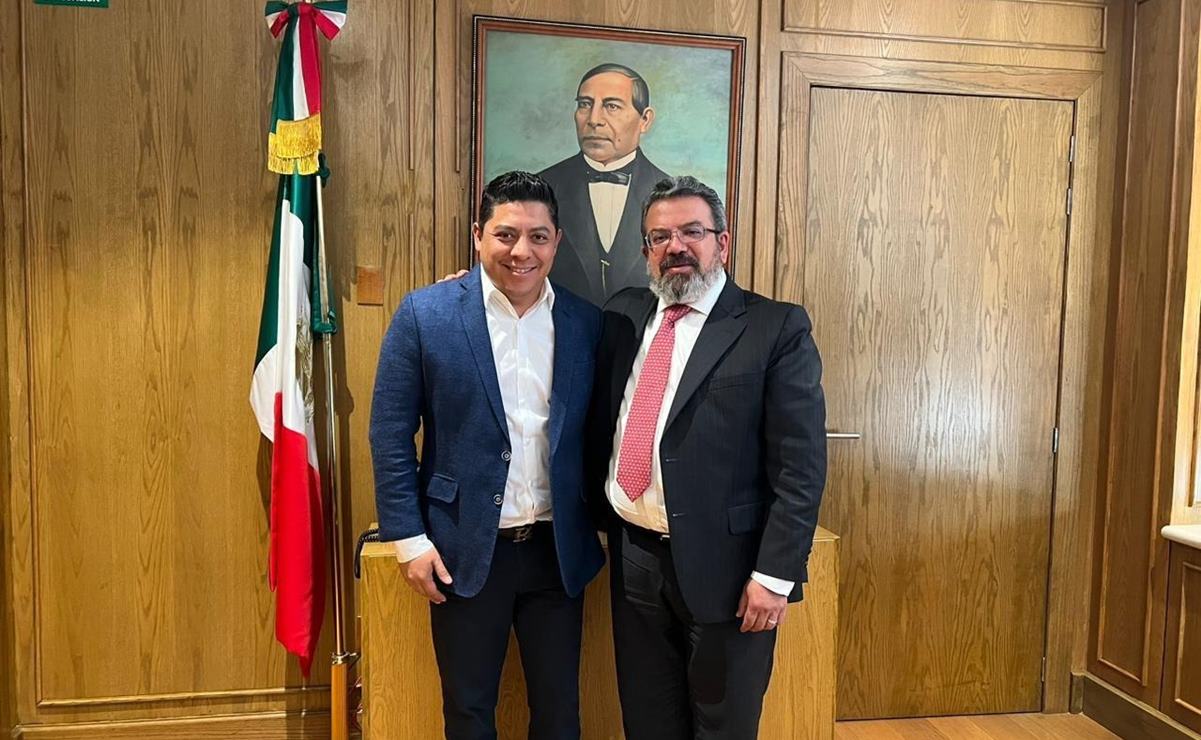 Gestionará Ricardo Gallardo recursos federales para llevar obras a la Huasteca potosina