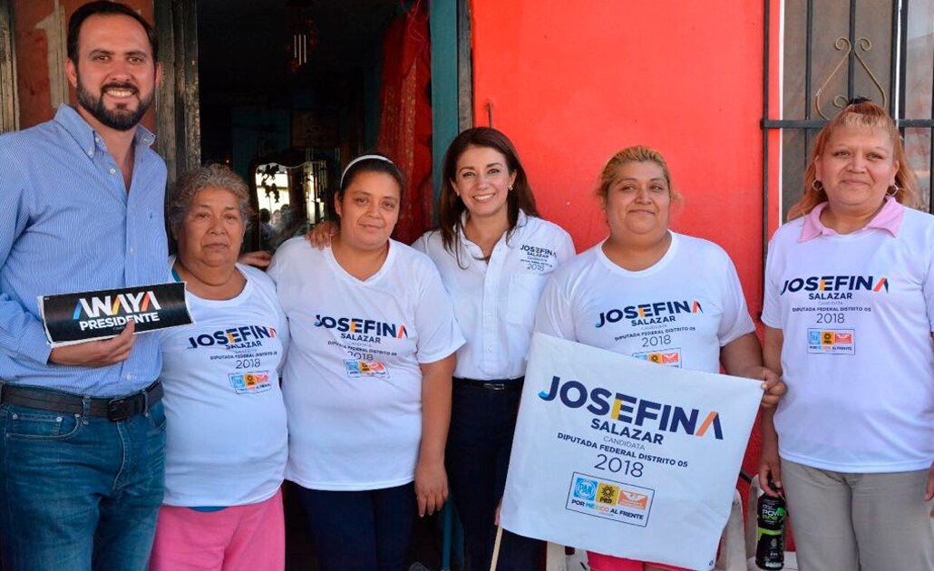 Josefina Salazar inició actividades de campaña