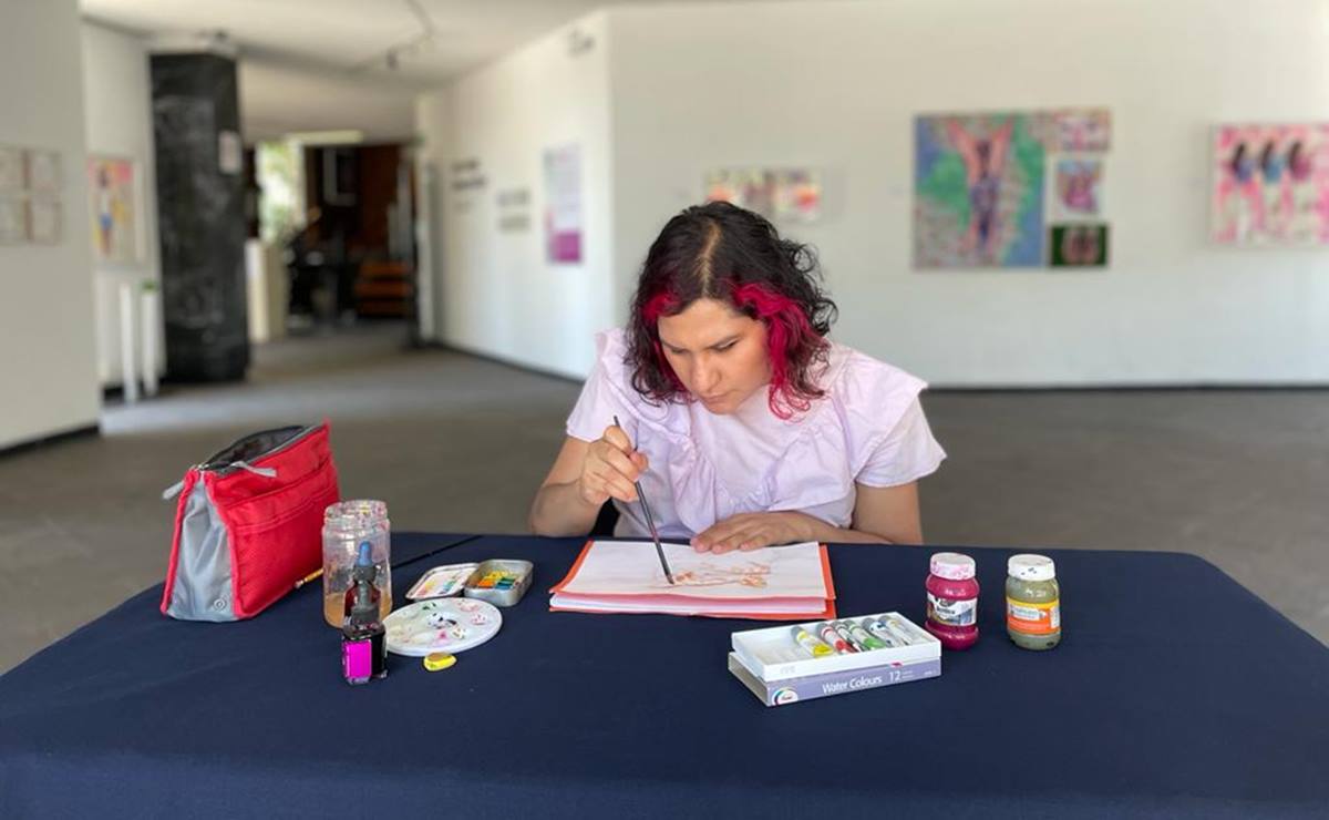 Yollitzli Sánchez, la artista galardonada en el Certamen 20 de Noviembre en SLP