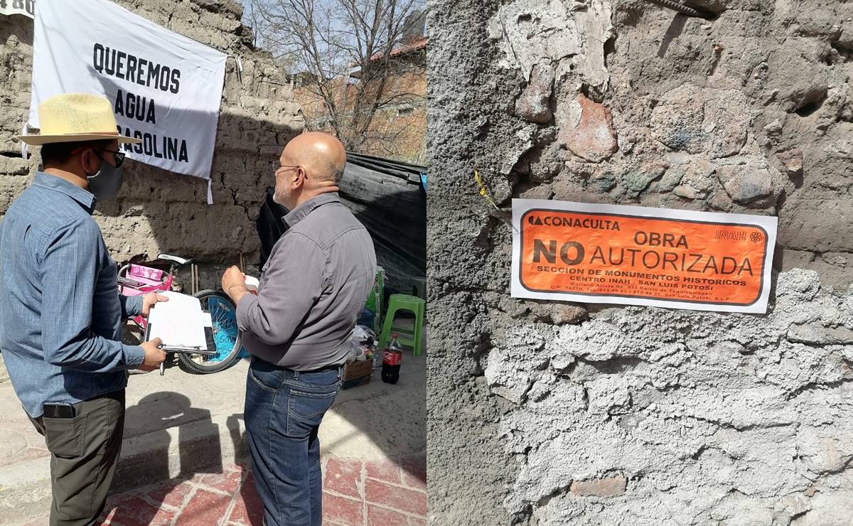 INAH coloca sellos para frenar obra de nueva gasolinería en Santa María del Río