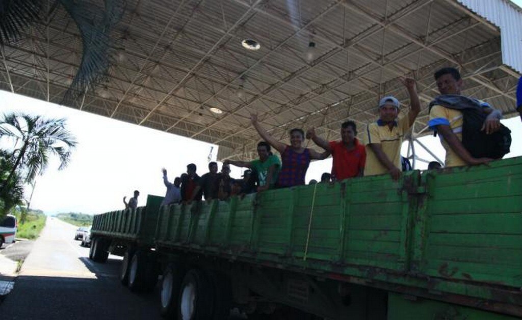 Detienen a más de 200 migrantes en Oaxaca
