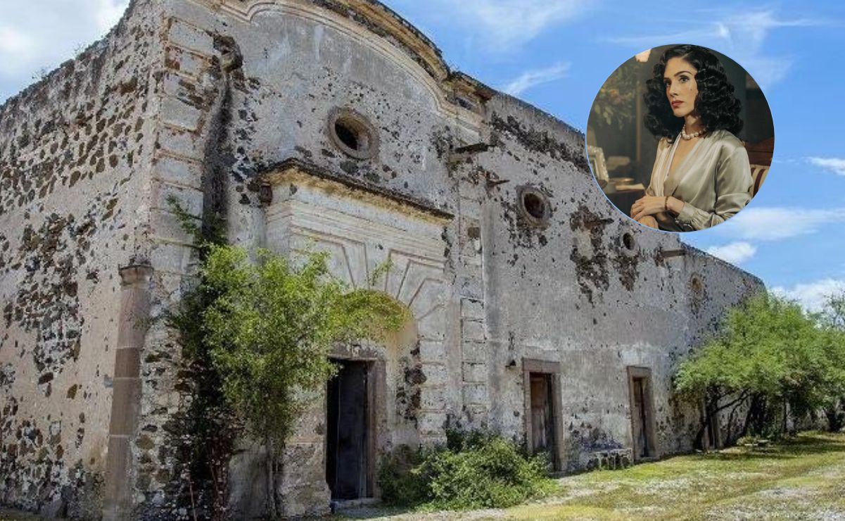 La bioserie de María Félix se grabó en esta hacienda de la época virreinal. Foto: Hacienda Corcovada y Vix+