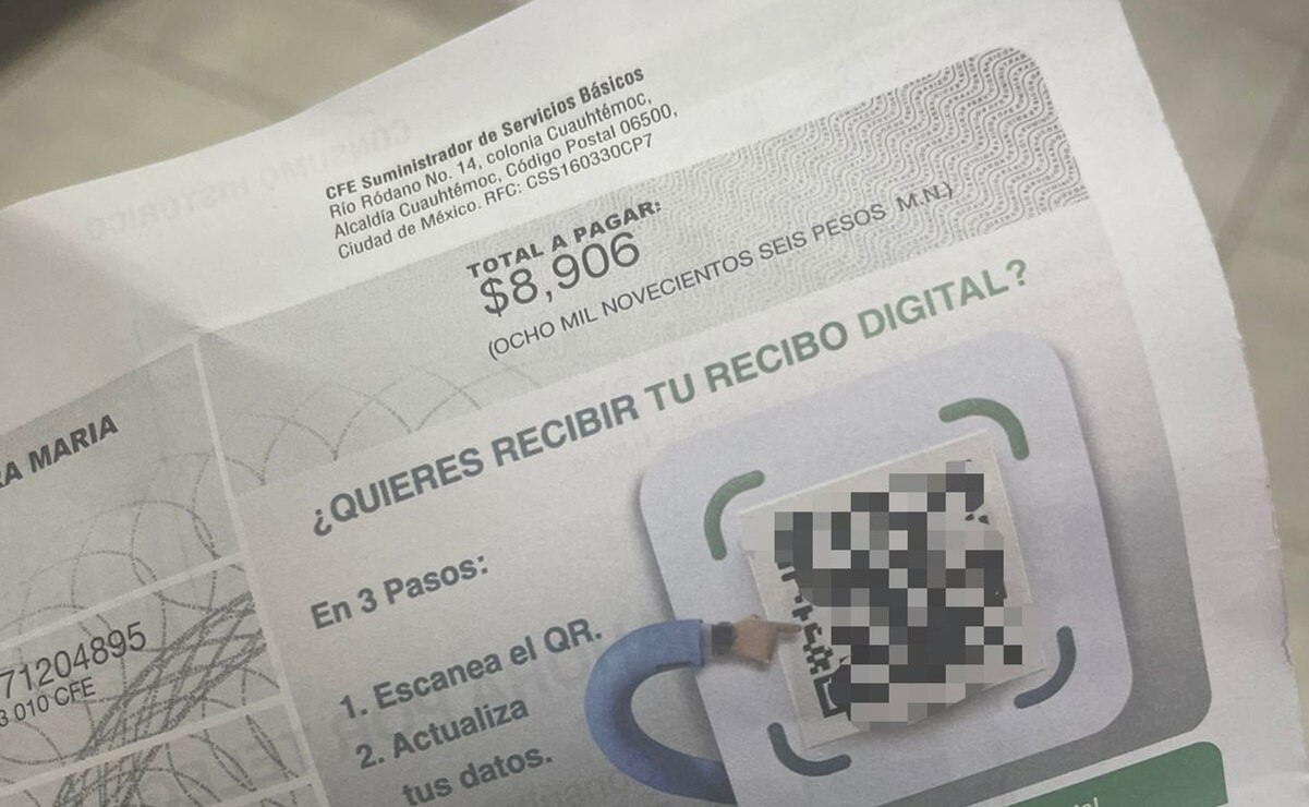 Tras olas de calor en SLP, se dispara cobro del servicio de la luz de CFE  