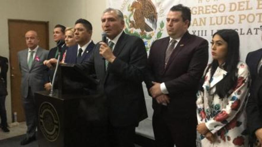 Calderón podría ser juzgado por guerra contra narco, acusa Adán Augusto desde SLP 