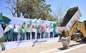 Ricardo Gallardo lleva infraestructura vial y deportiva a la región Media de San Luis Potosí