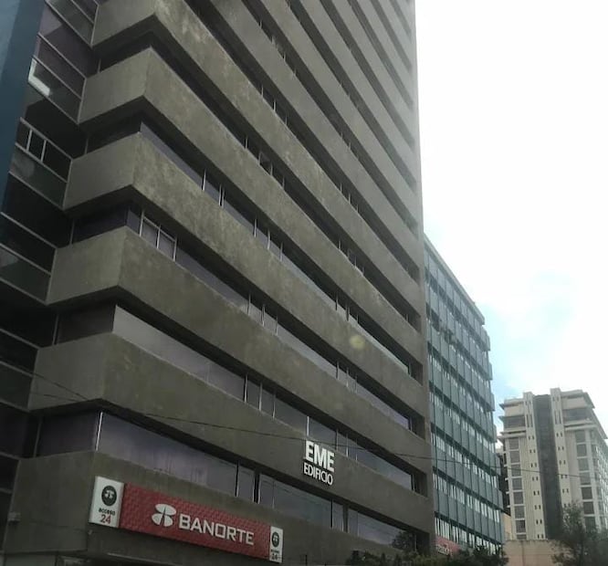 Edificio EME, uno de los más altos de SLP. Foto: Archivo