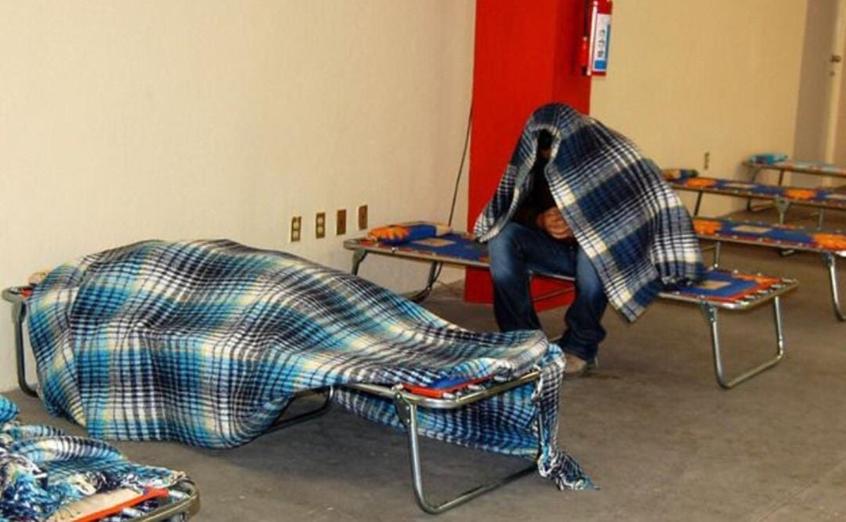 Personas en situación de calle fueron llevadas a refugios, ante bajas temperaturas en SLP