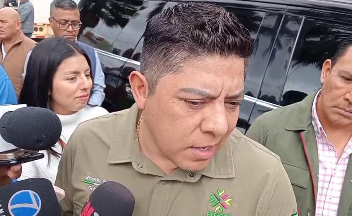 Ricardo Gallardo habla sobre los eventos en SLP en torno al Mundial de Futbol 2026. Foto: Samuel Estrada