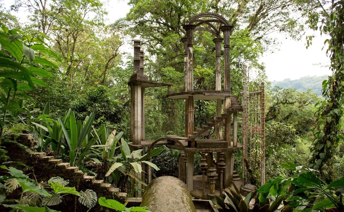 Jardín escultórico de Edward James en Xilitla. Foto: FB, Alfredo Reséndiz