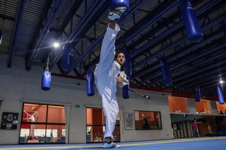 Melissa Oviedo, joven promesa potosina en Taekwondo