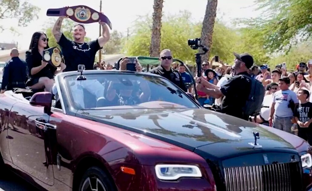 Estos son los coches de lujo de Andy Ruiz