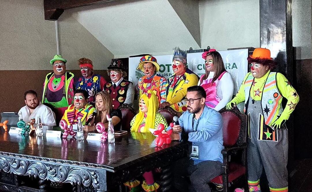 Realizarán congreso internacional de payasos en SLP; buscan profesionalización del gremio. Foto: Xochiquetzal Rangel