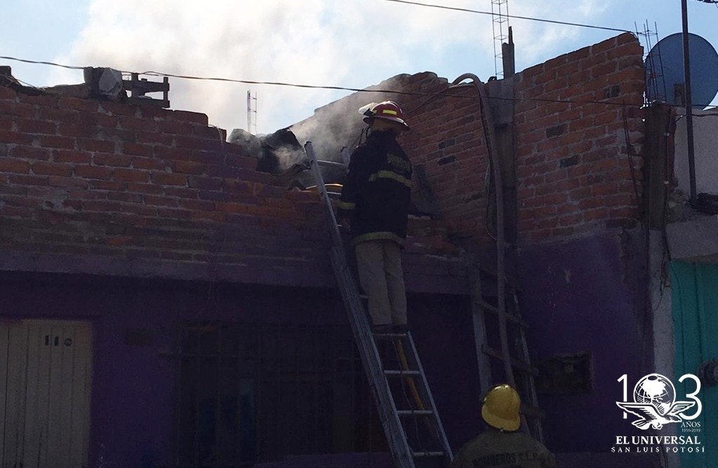 Se registra incendio en "la Santa Fe"