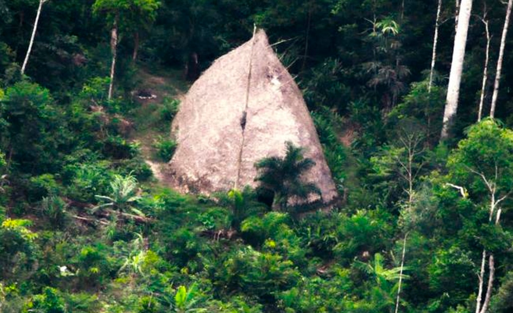 Video. Captan con drones a tribu aislada en selva de Brasil