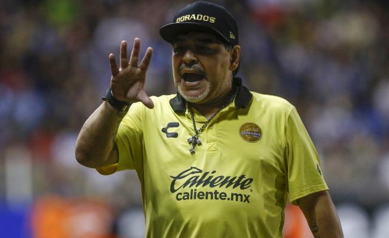  Diego Armando Maradona abre la puerta para irse de Dorados