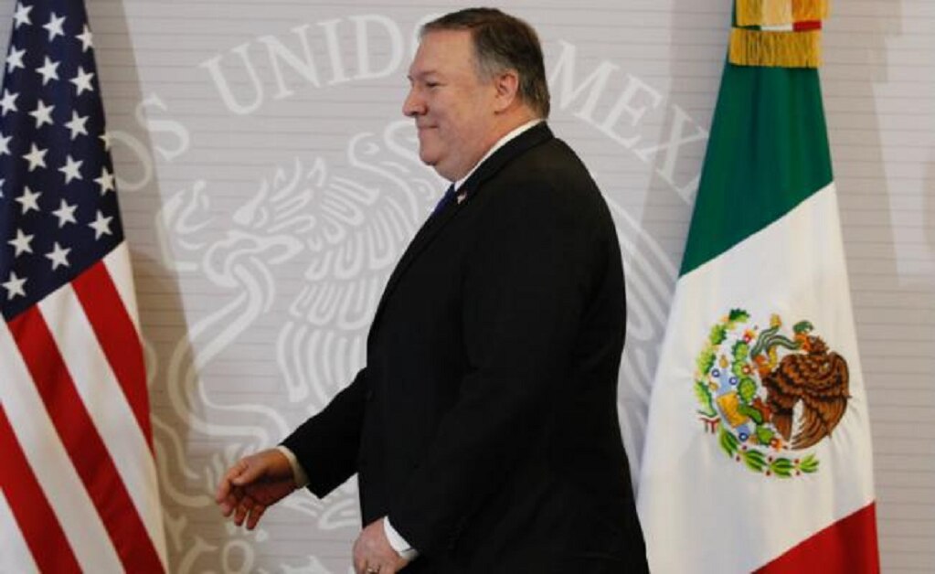 Mike Pompeo se reúne con el presidente Peña Nieto en Los Pinos
