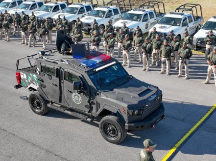Con mil 500 elementos y 100 vehículos, inicia operaciones Guardia Civil en SLP
