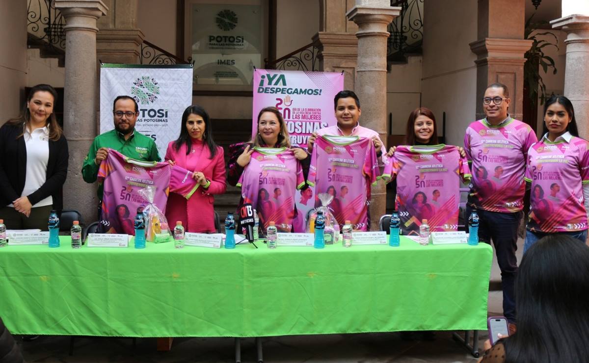 “Potosinas Construyendo Paz”, carrera atlética con causa en el marco del 25N