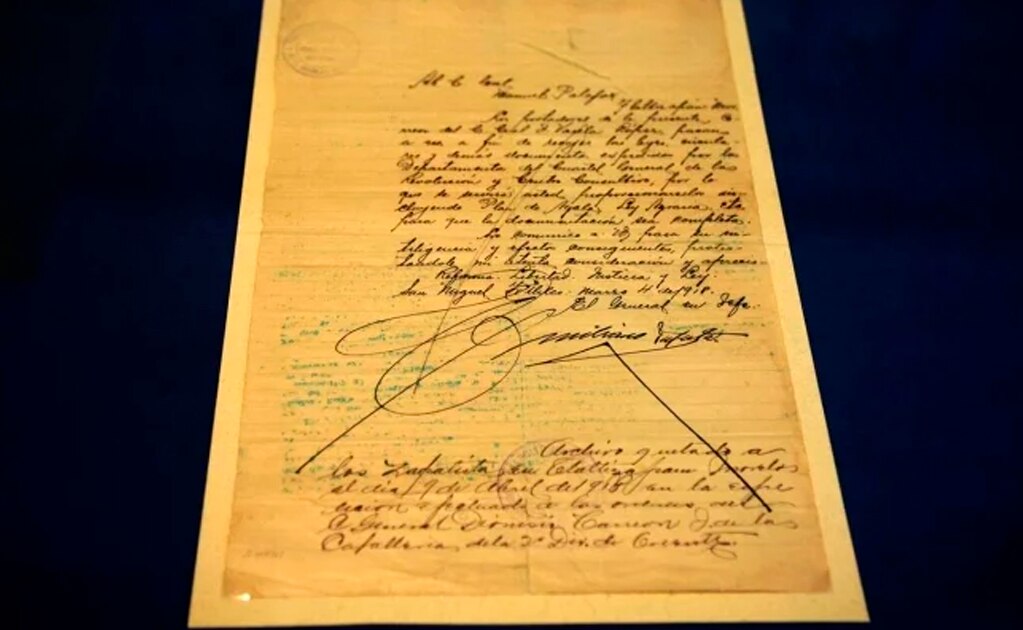 UNAM exhibe manuscrito inédito de Emiliano Zapata ¿Qué dice?