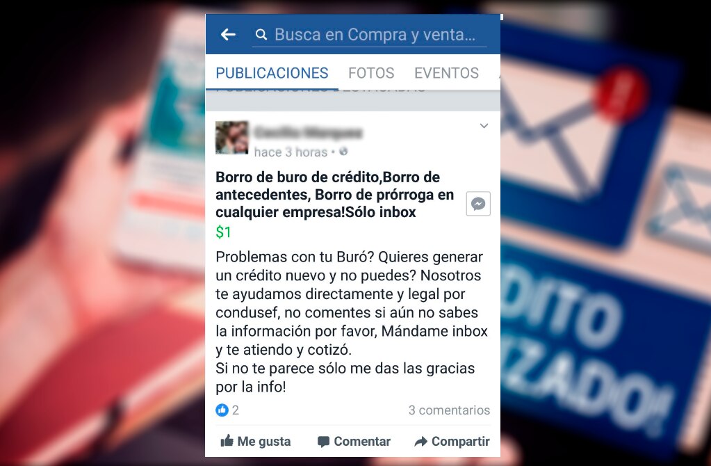 ¿Te ofrecieron borrarte de buró? Te están extorsionando