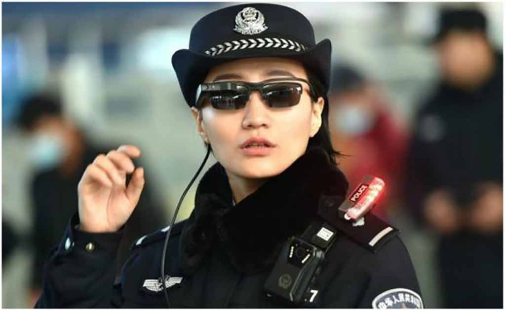 Policía china usa gafas de reconocimiento facial para atrapar criminales