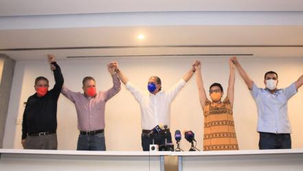 Octavio Pedroza y Ricardo Gallardo se declaran ganadores en San Luis Potosí