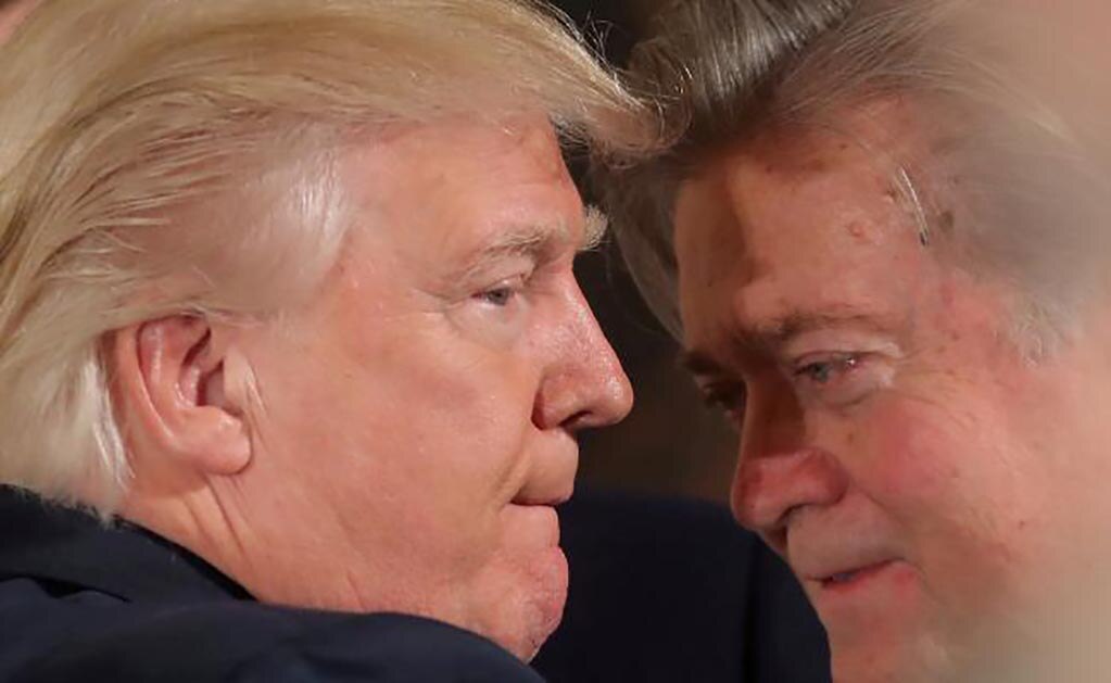 Bannon perdió la razón y no tiene nada que ver conmigo: Trump