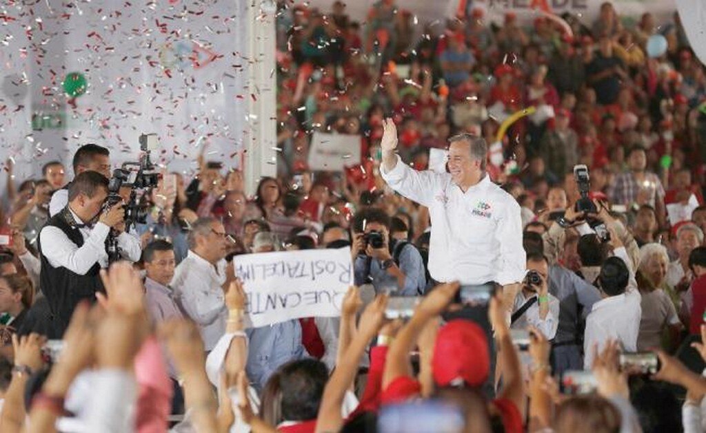 El candidato tricolor a la Presidencia de la República, José Antonio Meade, visitó Coacalco, en el Estado de México, donde llamó a los priístas a trabajar para ganar los cinco cargos de elección popular que se diputan en la entidad (IRVIN OLIVARES)