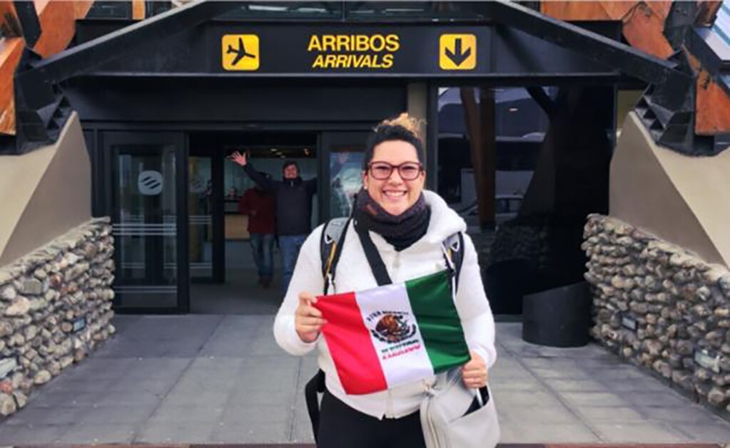Sandra Guzmán es la primera científica mexicana que irá a la Antártida. (FOTO: Tomada de Twitter)