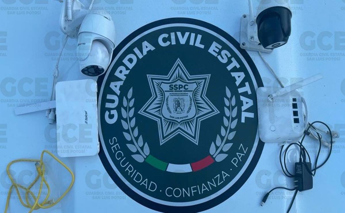 Guardia Civil de San Luis Potosí desmantela red de vigilancia ilegal