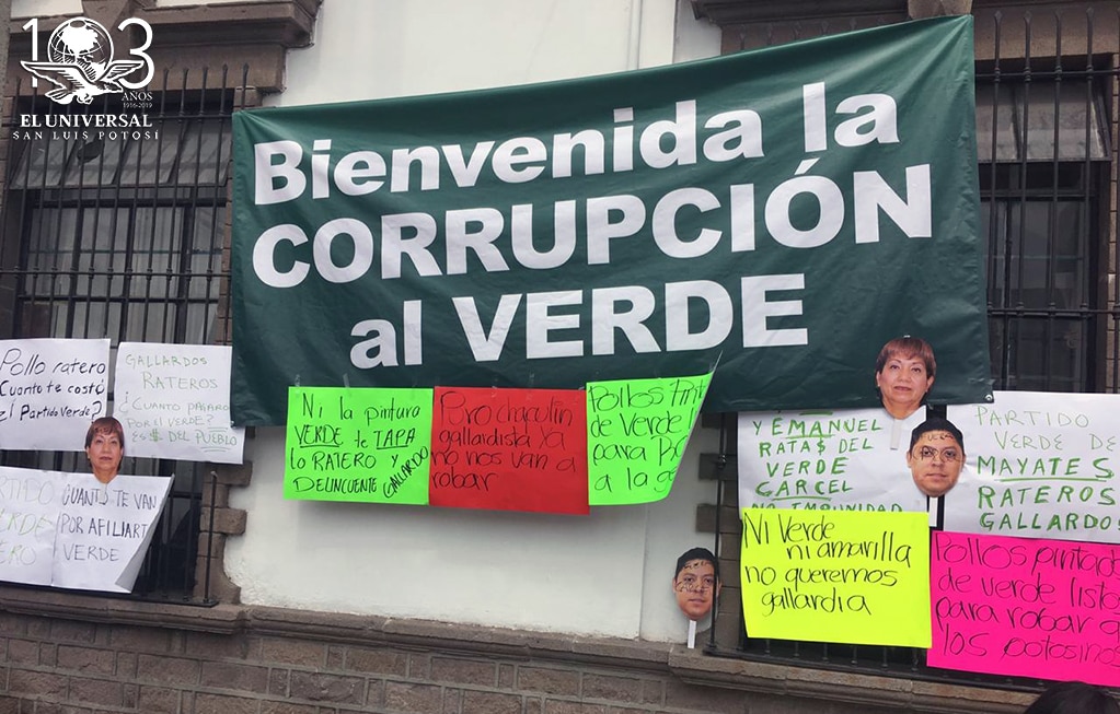 Denuncian chapulineo político al PVEM