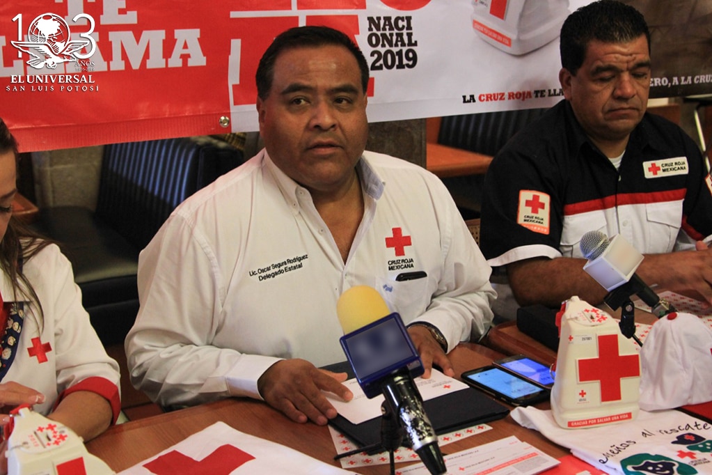 Iniciará este 25 de marzo la Colecta Anual 2019 de la Cruz Roja en SLP