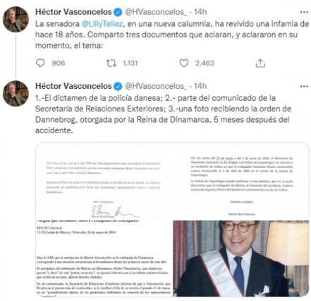 Senador de Morena aclara “infamia de hace 18 años” que “revivió” Lilly Téllez