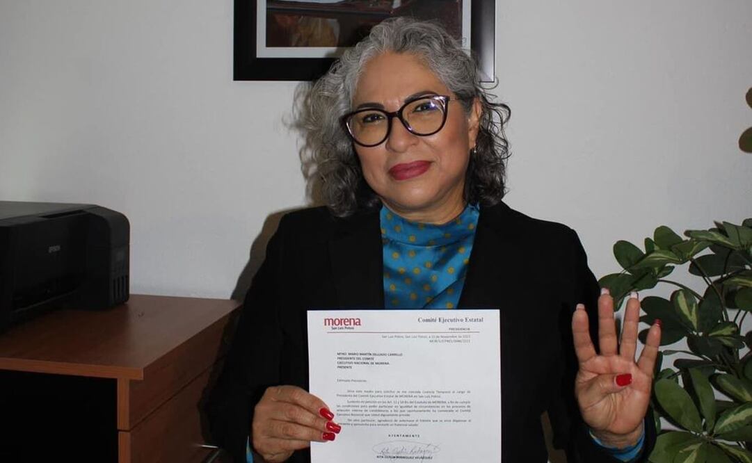 Pide licencia dirigente de Morena en SLP, buscará candidatura rumbo al 2024. Foto: Especial