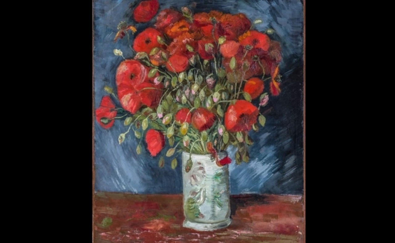 Confirman que Van Gogh pintó "Vase with Poppies"