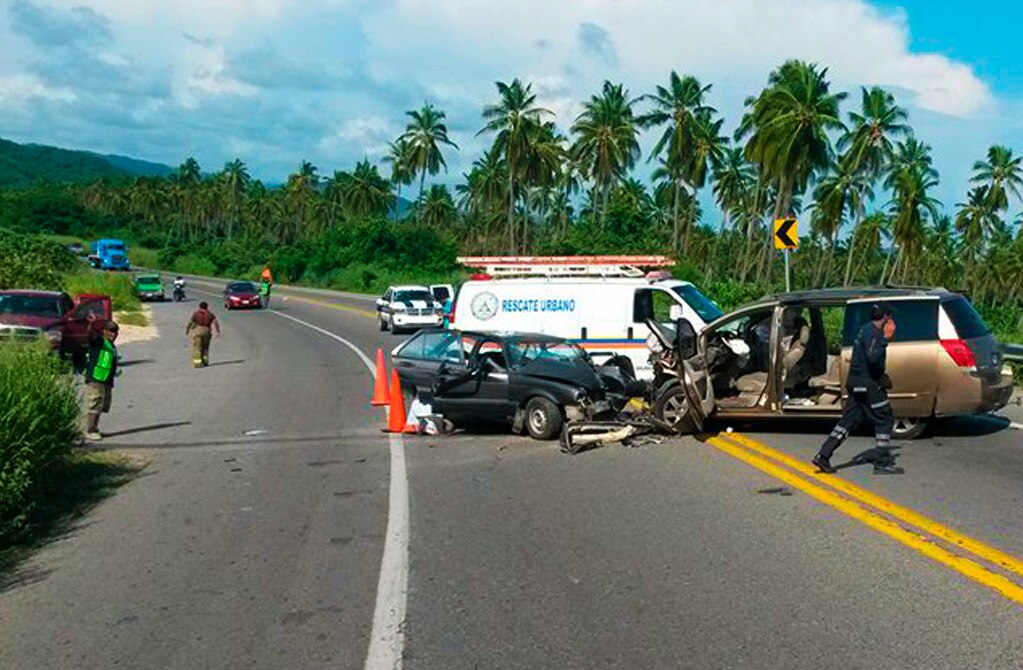 Incrementa hasta 7% accidentes carreteros en periodo vacacional