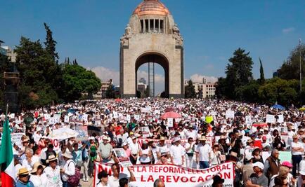 Marchan contra gobierno de López Obrador