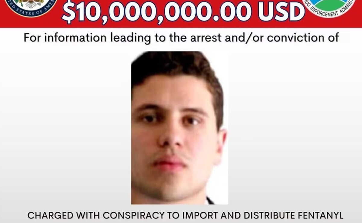 EU publica recompensa de 10 mdd por Iván Archivaldo Guzmán; hijo de "El Chapo", en la lista de los más buscados