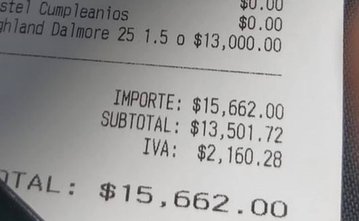 Salió caro el cumpleaños: piden "shots" de whisky y terminan pagando 15 mil pesos en bar de NL