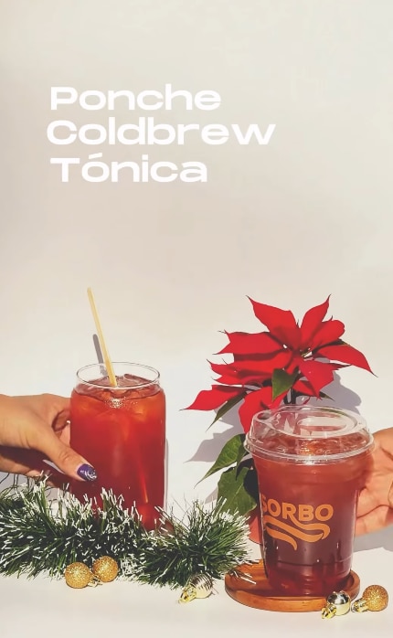 Ponche coldbrew. Foto: sorbocafe.mx