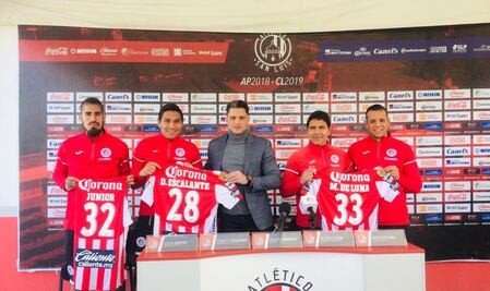 Presentan refuerzos del Atlético de San Luis