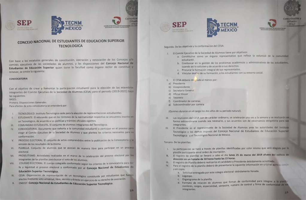 Reportan votación fantasma en el Tec Regional