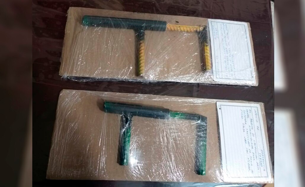 Detienen adolescente con dos cachimbas