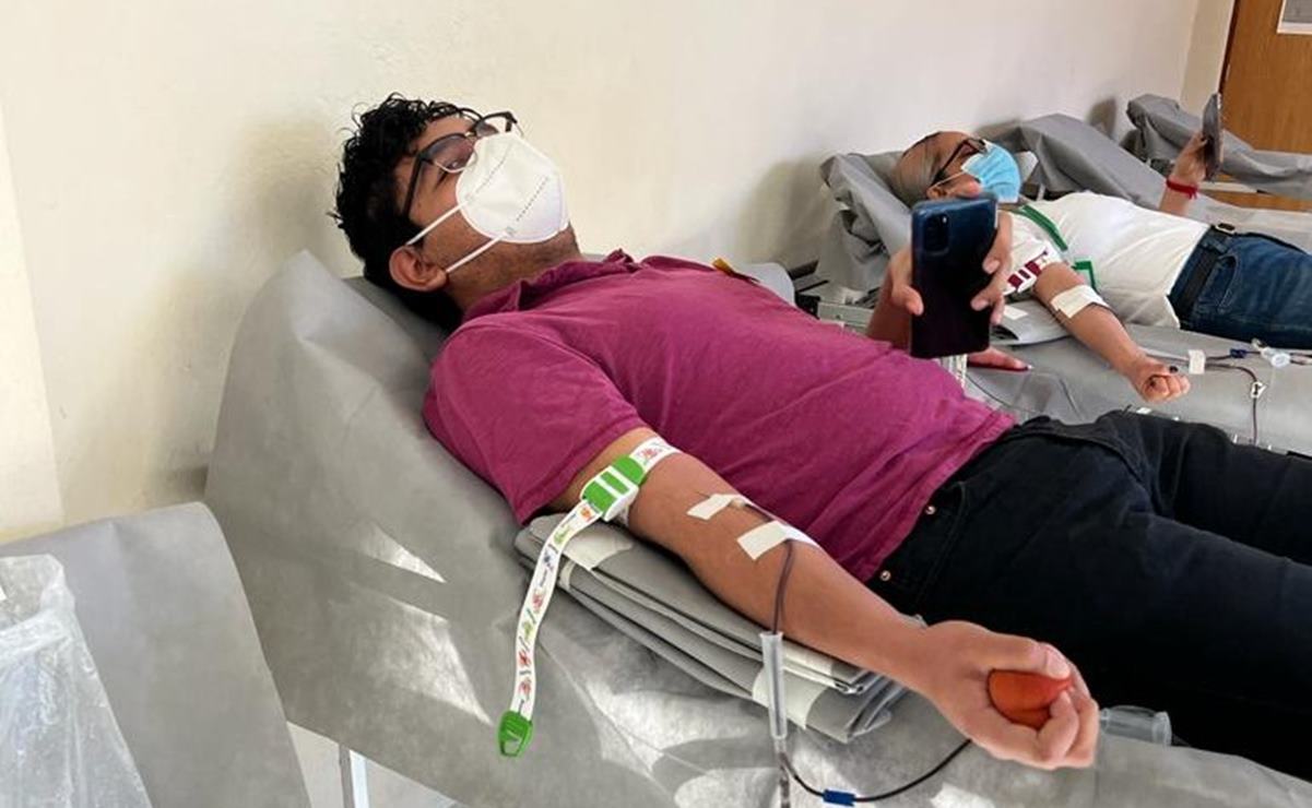 Invitan a donar sangre en favor de menores con cáncer en SLP. Foto: Servicios de Salud