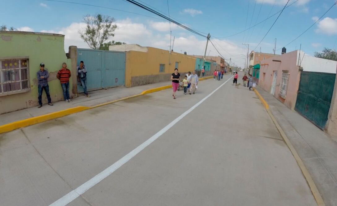 Inauguran obra de pavimentación en Los Gómez